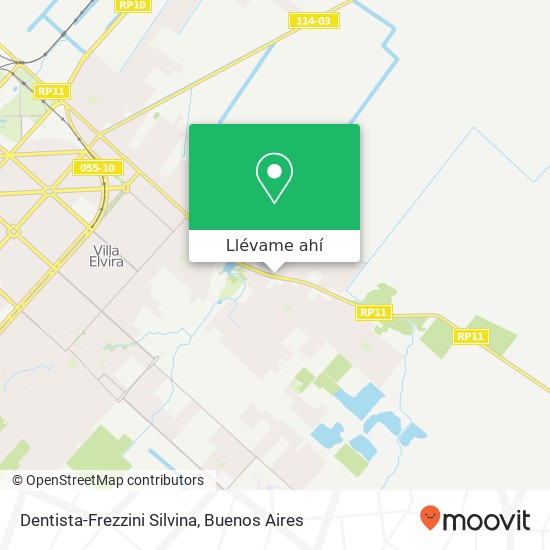 Mapa de Dentista-Frezzini Silvina