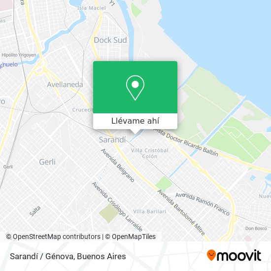Mapa de Sarandí / Génova