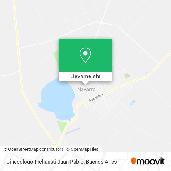 Mapa de Ginecologo-Inchausti Juan Pablo