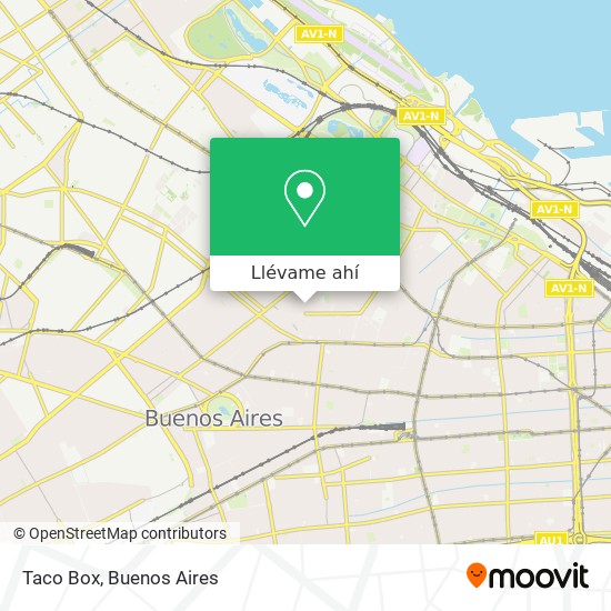 Mapa de Taco Box