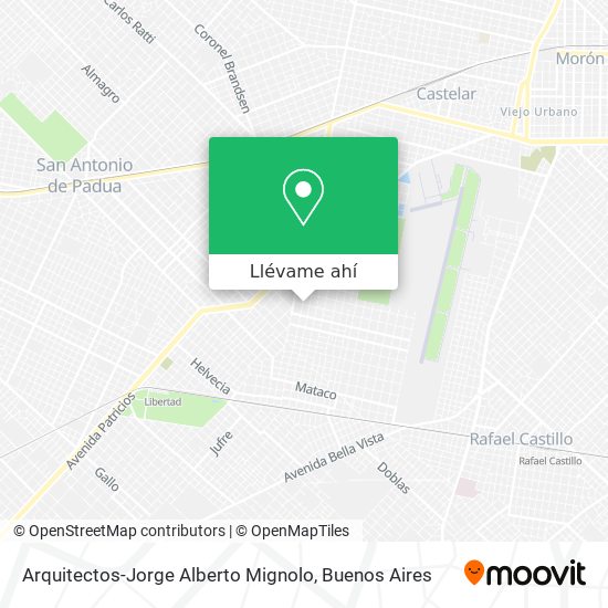 Mapa de Arquitectos-Jorge Alberto Mignolo