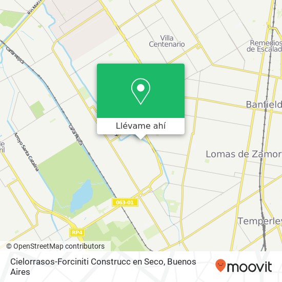 Mapa de Cielorrasos-Forciniti Construcc en Seco