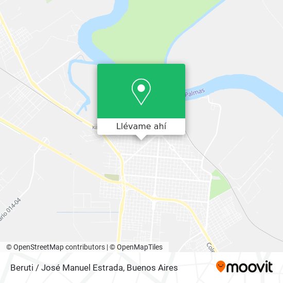 Mapa de Beruti / José Manuel Estrada