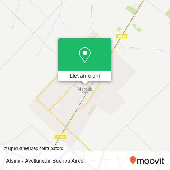 Mapa de Alsina / Avellaneda