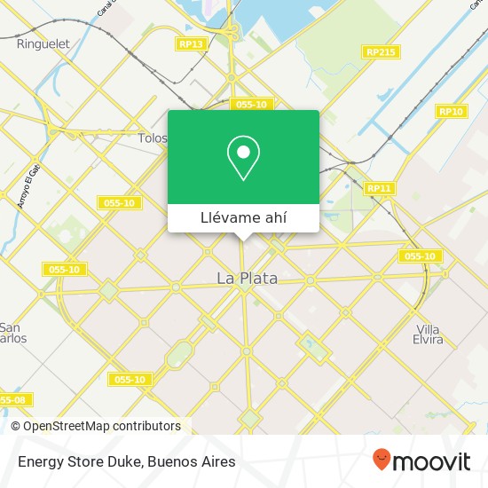 Mapa de Energy Store Duke