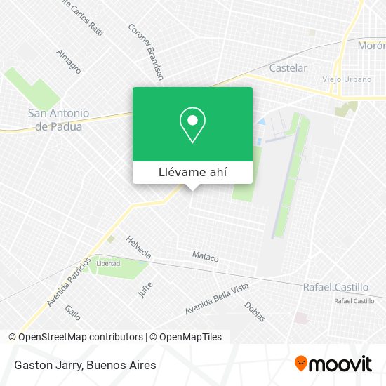 Mapa de Gaston Jarry