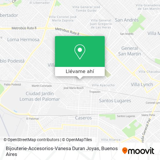 Mapa de Bijouterie-Accesorios-Vanesa Duran Joyas