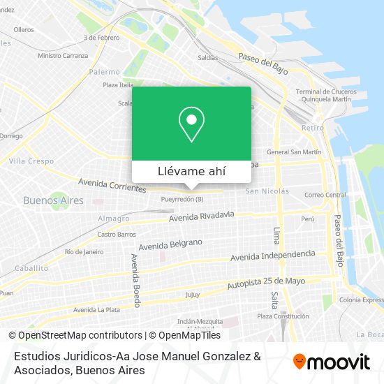 Mapa de Estudios Juridicos-Aa Jose Manuel Gonzalez & Asociados