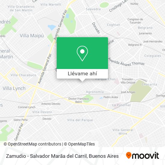 Mapa de Zamudio - Salvador Marã­a del Carril