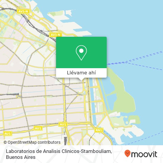 Mapa de Laboratorios de Analisis Clinicos-Stambouliam
