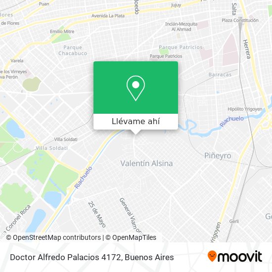 Mapa de Doctor Alfredo Palacios 4172