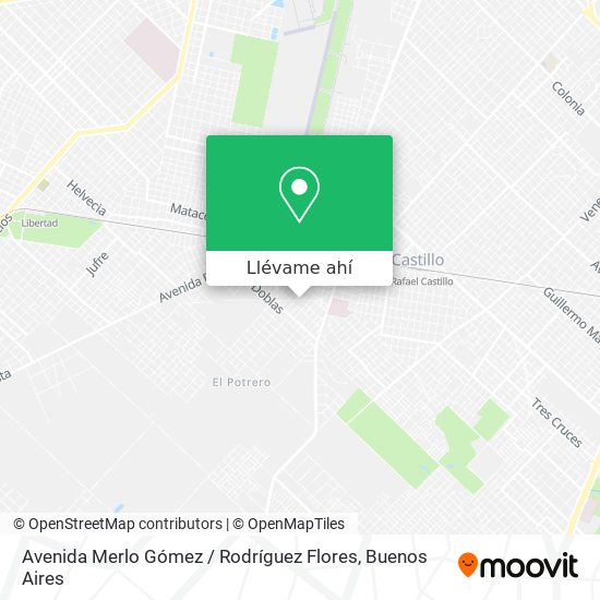 Mapa de Avenida Merlo Gómez / Rodríguez Flores