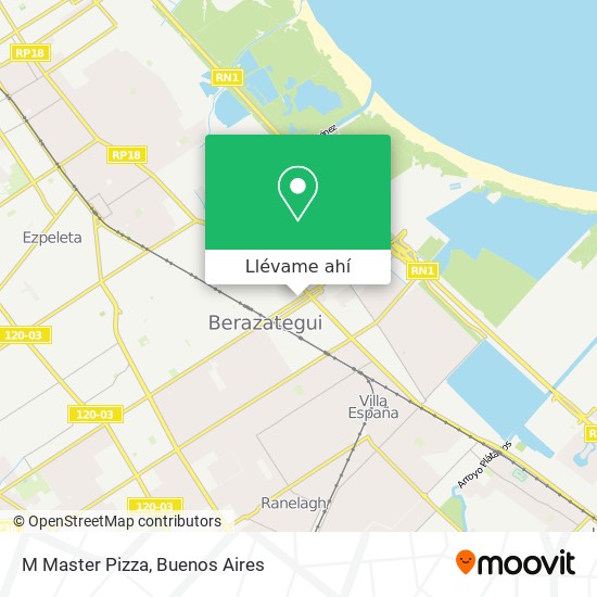 Mapa de M Master Pizza