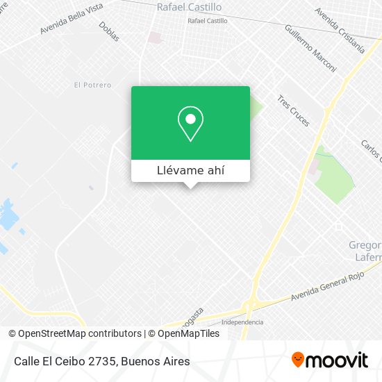 Mapa de Calle El Ceibo 2735