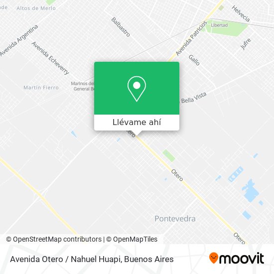 Mapa de Avenida Otero / Nahuel Huapi