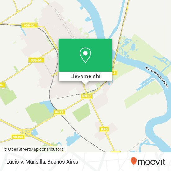 Mapa de Lucio V. Mansilla