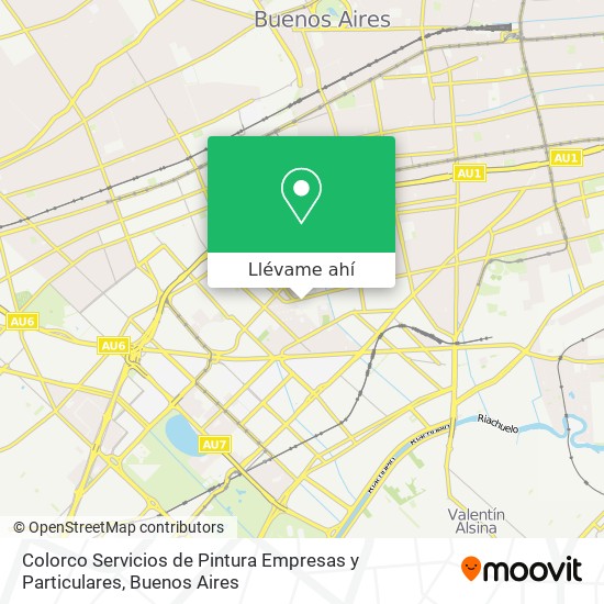 Mapa de Colorco Servicios de Pintura Empresas y Particulares