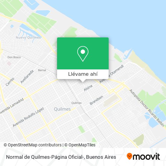 Mapa de Normal de Quilmes-Página Oficial-
