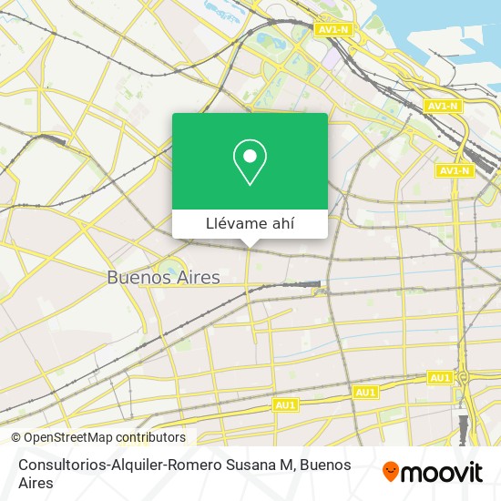 Mapa de Consultorios-Alquiler-Romero Susana M