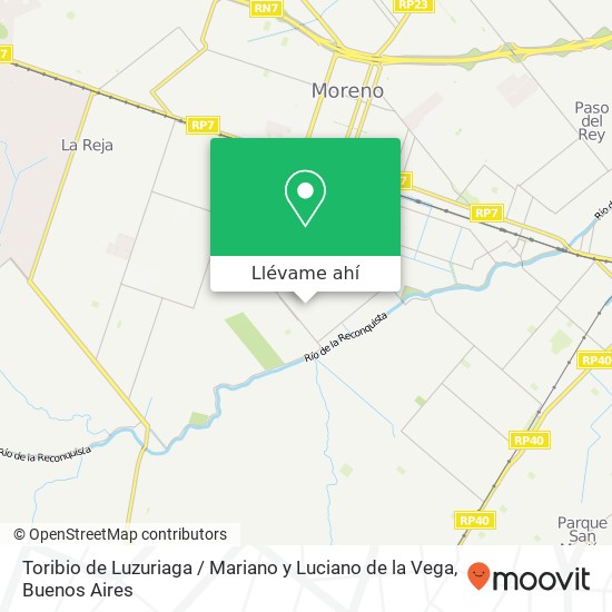 Mapa de Toribio de Luzuriaga / Mariano y Luciano de la Vega