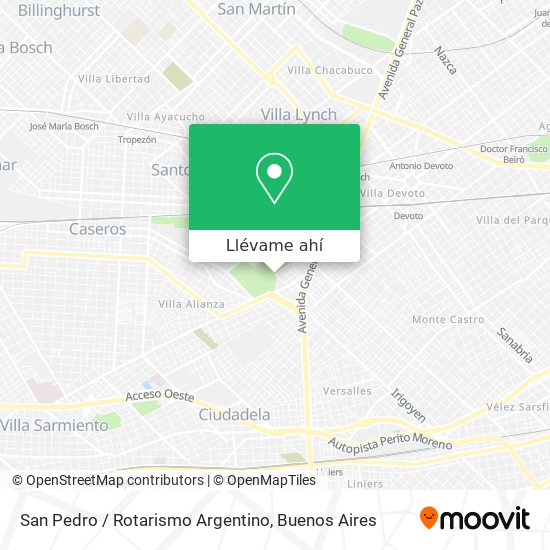 Mapa de San Pedro / Rotarismo Argentino