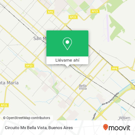 Mapa de Circuito Mx Bella Vista