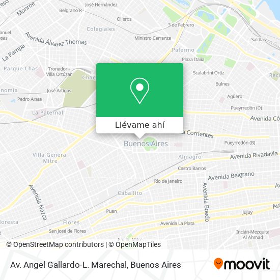 Mapa de Av. Angel Gallardo-L. Marechal