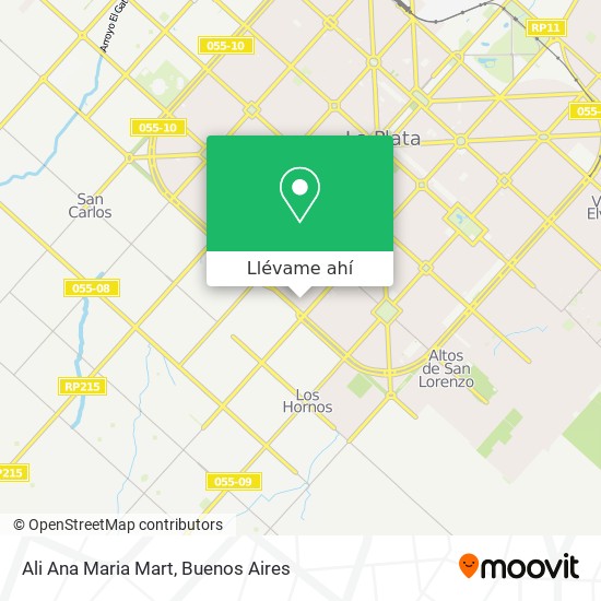 Mapa de Ali Ana Maria Mart