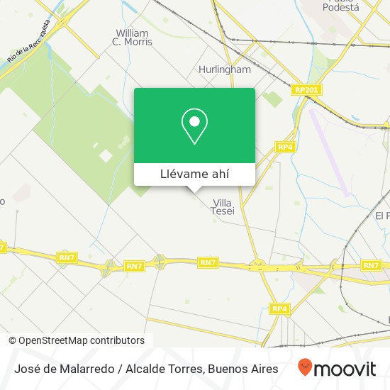 Mapa de José de Malarredo / Alcalde Torres