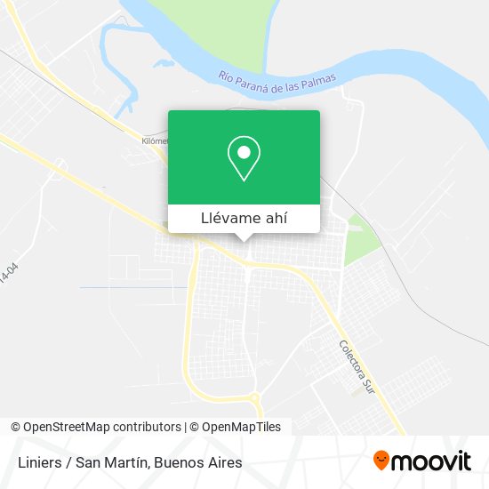 Mapa de Liniers / San Martín