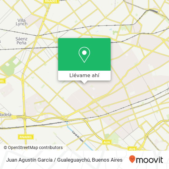 Mapa de Juan Agustín García / Gualeguaychú