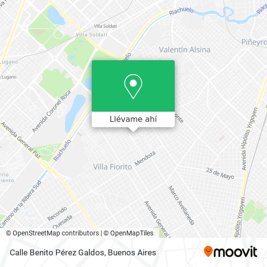 Mapa de Calle Benito Pérez Galdos