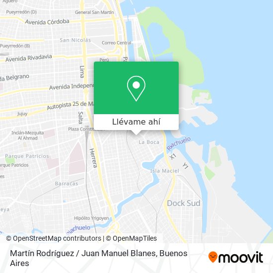 Mapa de Martín Rodríguez / Juan Manuel Blanes