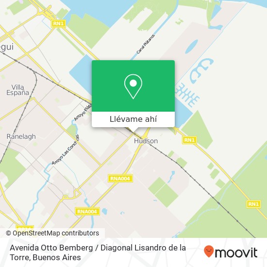 Mapa de Avenida Otto Bemberg / Diagonal Lisandro de la Torre