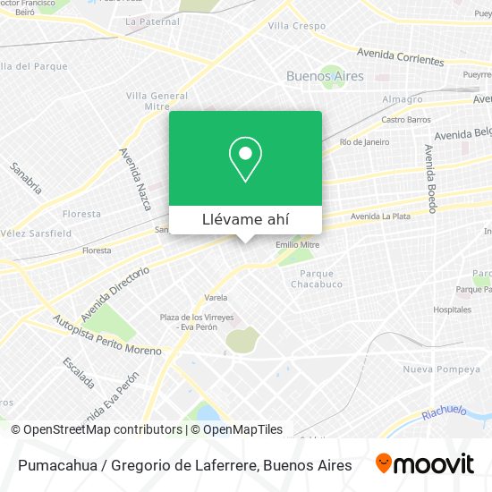 Mapa de Pumacahua / Gregorio de Laferrere