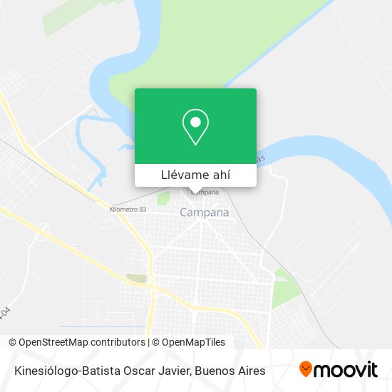 Mapa de Kinesiólogo-Batista Oscar Javier