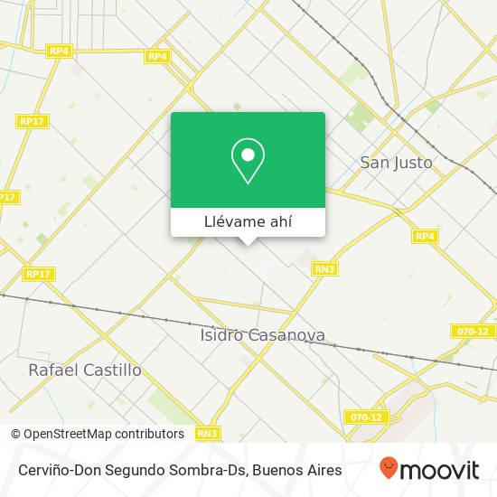 Mapa de Cerviño-Don Segundo Sombra-Ds