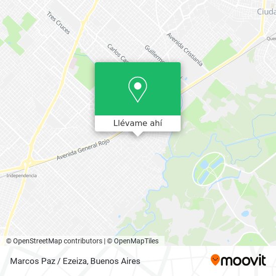 Mapa de Marcos Paz / Ezeiza