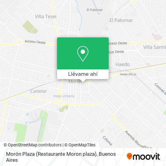 Mapa de Morón Plaza (Restaurante Moron plaza)