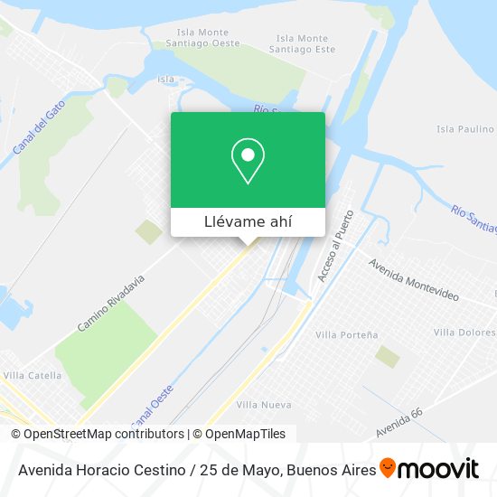 Mapa de Avenida Horacio Cestino / 25 de Mayo
