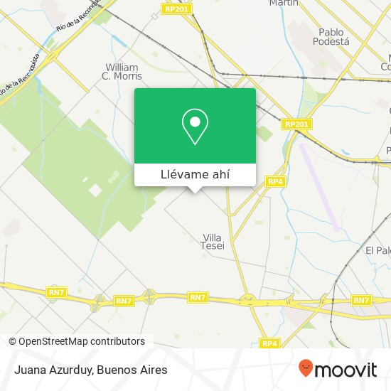 Mapa de Juana Azurduy