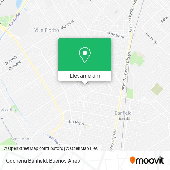 Mapa de Cocheria Banfield