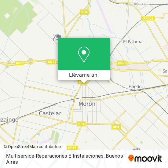 Mapa de Multiservice-Reparaciones E Instalaciones