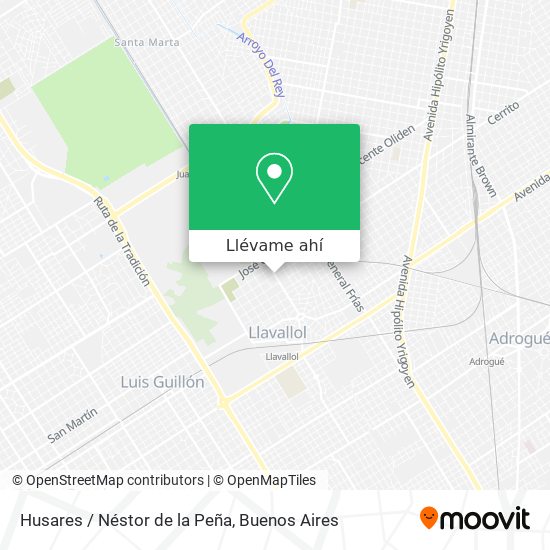 Mapa de Husares / Néstor de la Peña