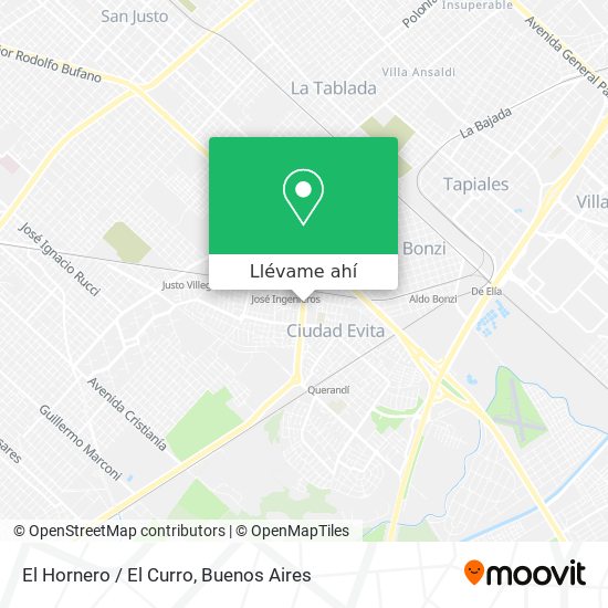 Mapa de El Hornero / El Curro