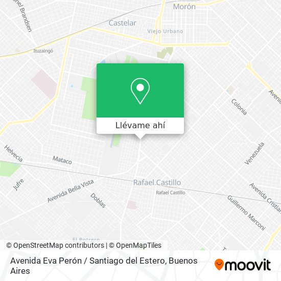 Mapa de Avenida Eva Perón / Santiago del Estero