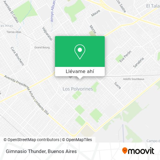 Mapa de Gimnasio Thunder