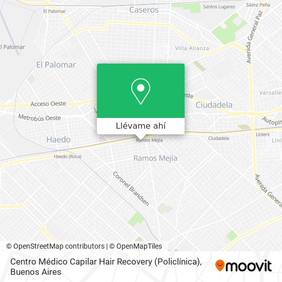 Mapa de Centro Médico Capilar Hair Recovery (Policlínica)