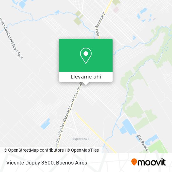 Mapa de Vicente Dupuy 3500