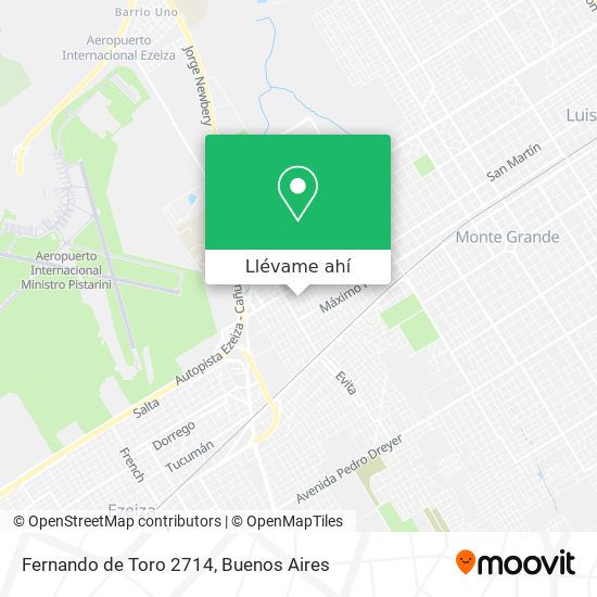 Mapa de Fernando de Toro 2714